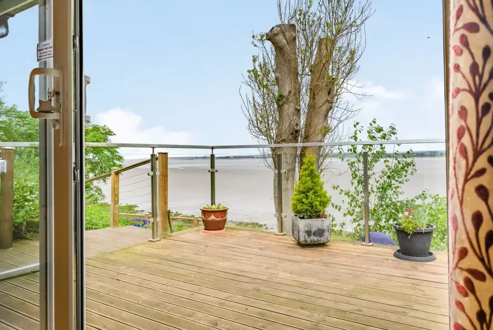 Decked area at Solway Cottage