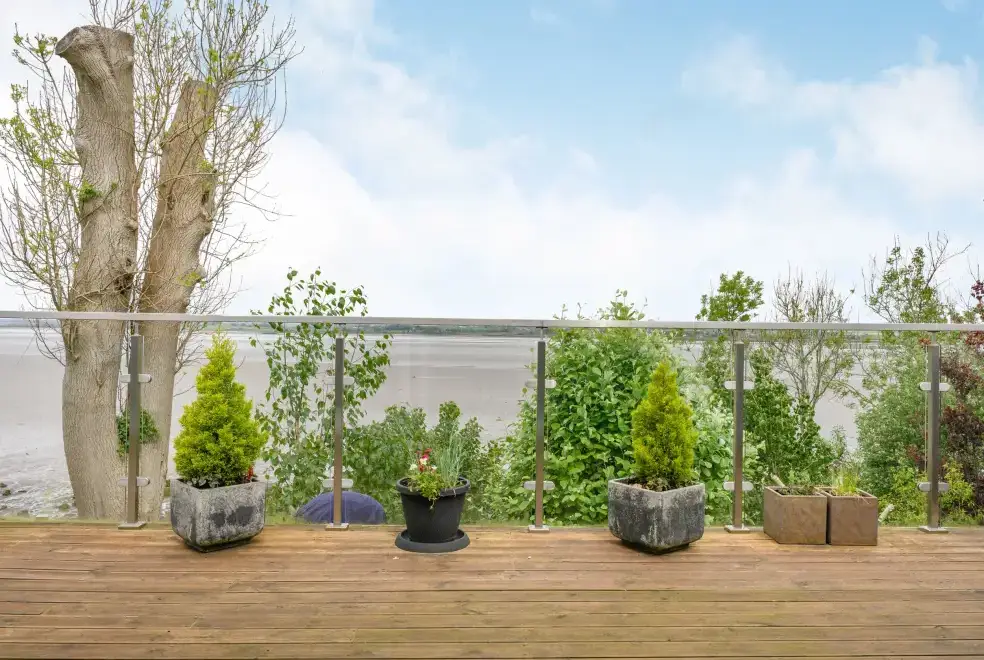 Decked area at Solway Cottage