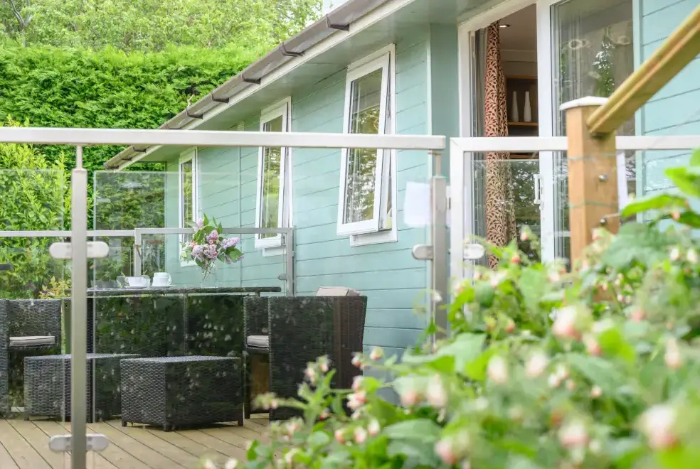 Decked area at Solway Cottage