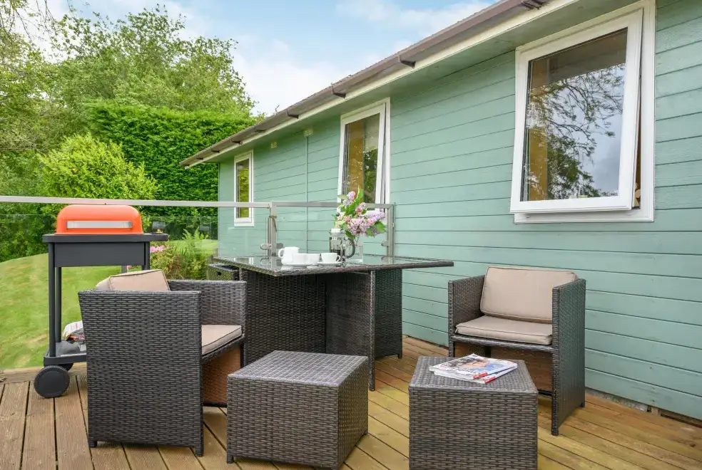 Decked area at Solway Cottage