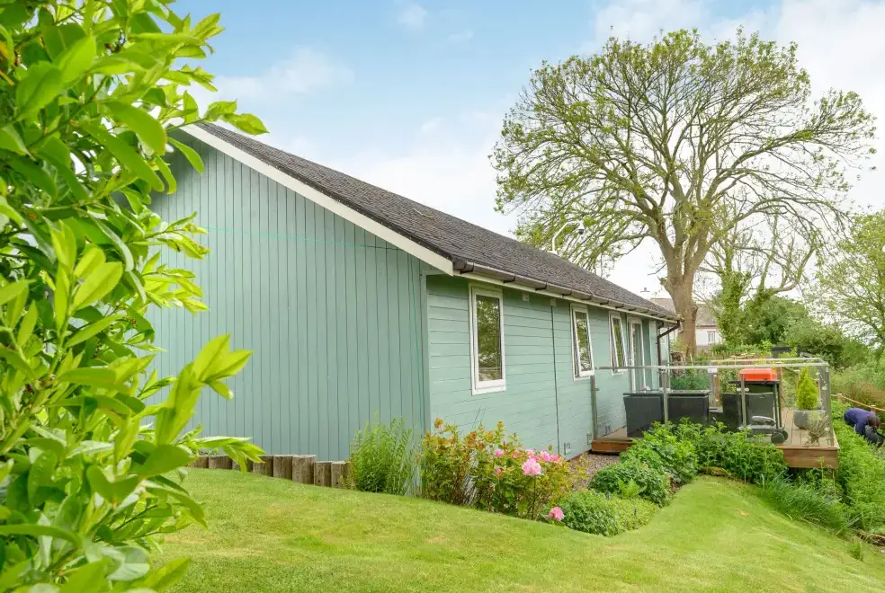Decked area at Solway Cottage