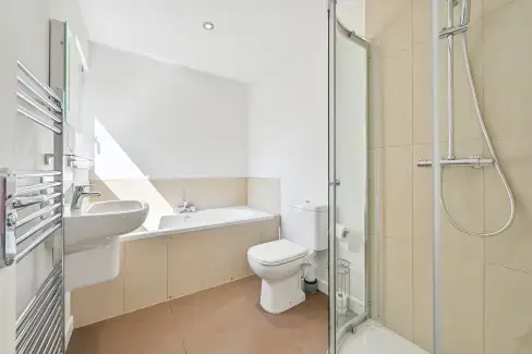 Family bathroom at Somers Hiscott, Devon