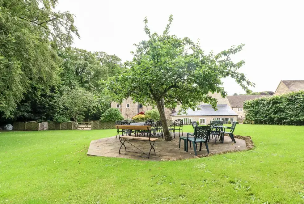 Garden furniture at South Hill Farmhouse