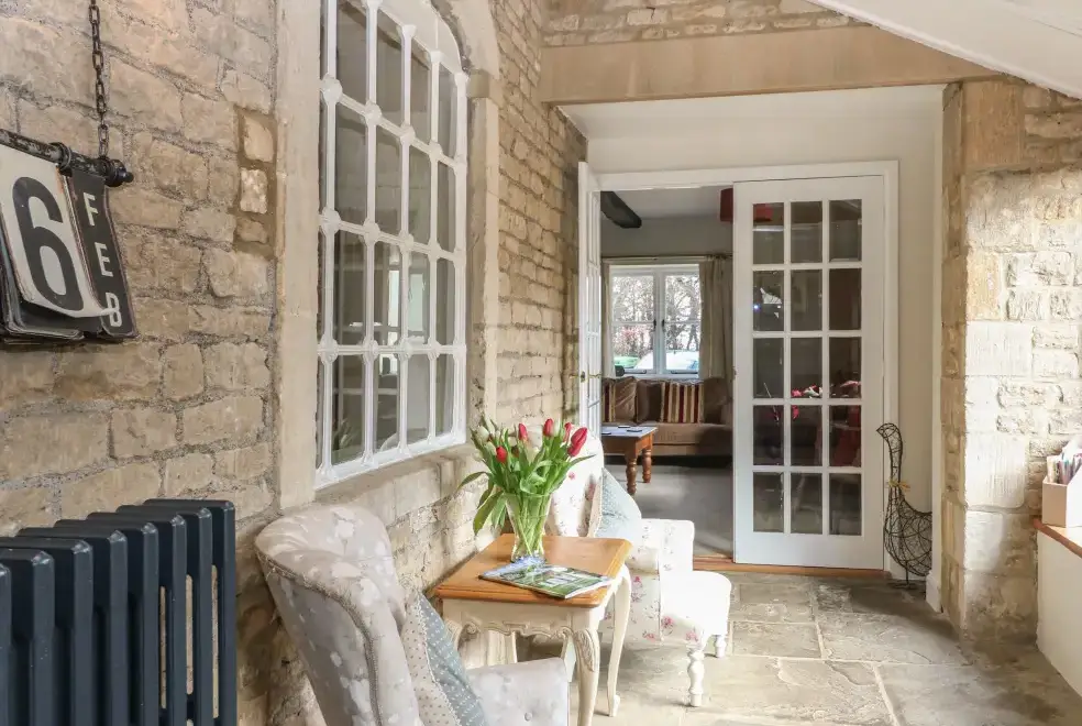 Conservatory at South Hill Farmhouse