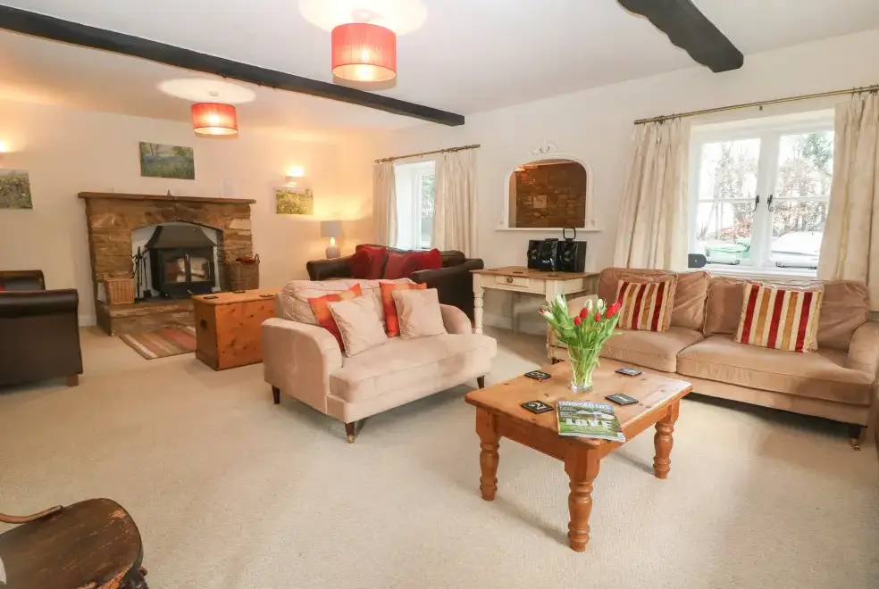 Lounge at South Hill Farmhouse