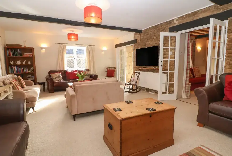 Lounge at South Hill Farmhouse