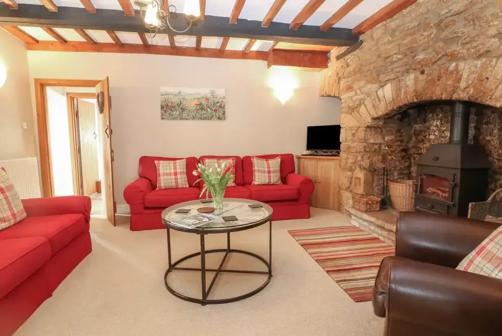 Lounge at South Hill Farmhouse