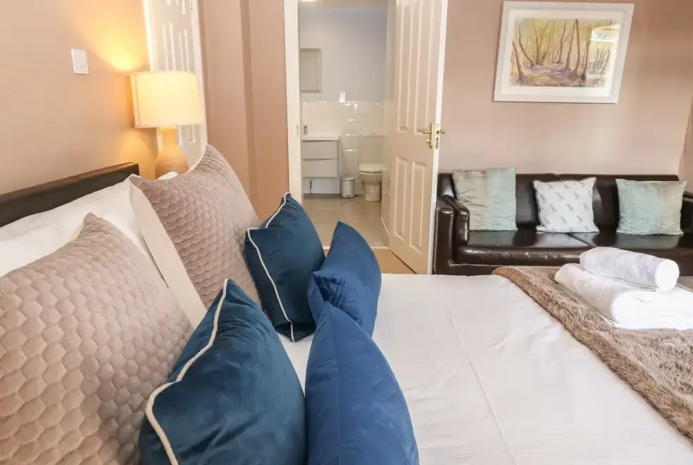 Bedroom at South Hill Farmhouse