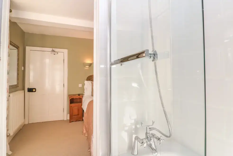 Ensuite bathroom at South Hill Farmhouse
