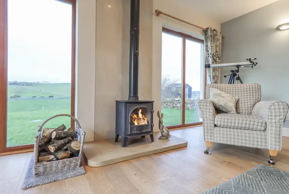 Countryside views at South Milton Coastal Cottage