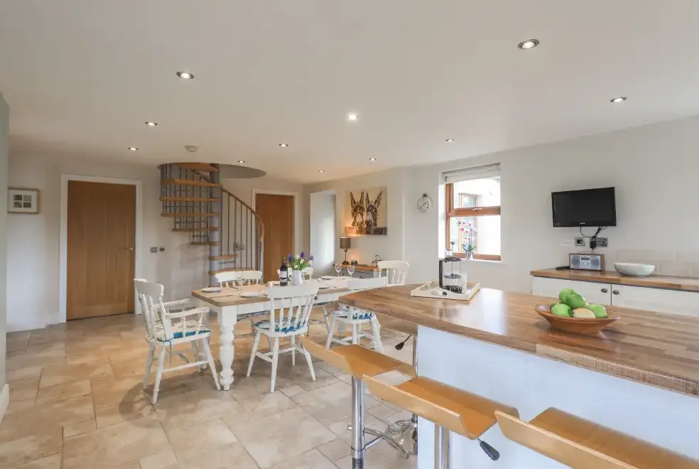 Kitchen/diner at South Milton Coastal Cottage