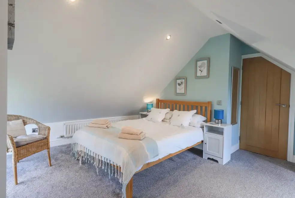 Bedroom at South Milton Coastal Cottage