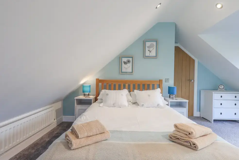 Bedroom at South Milton Coastal Cottage