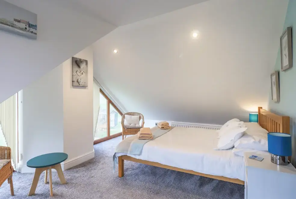Bedroom at South Milton Coastal Cottage