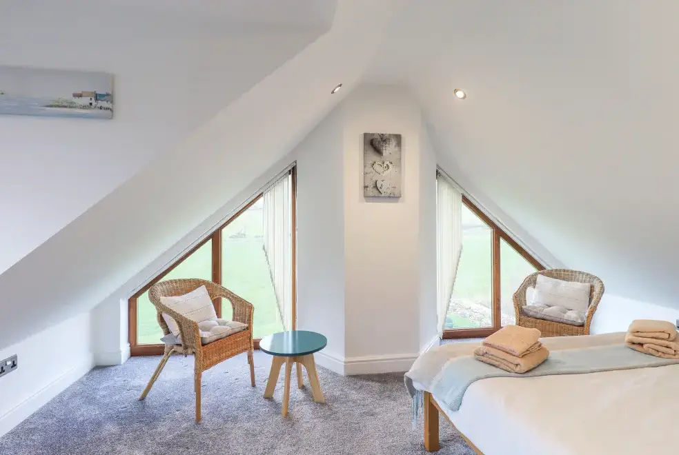 Bedroom at South Milton Coastal Cottage