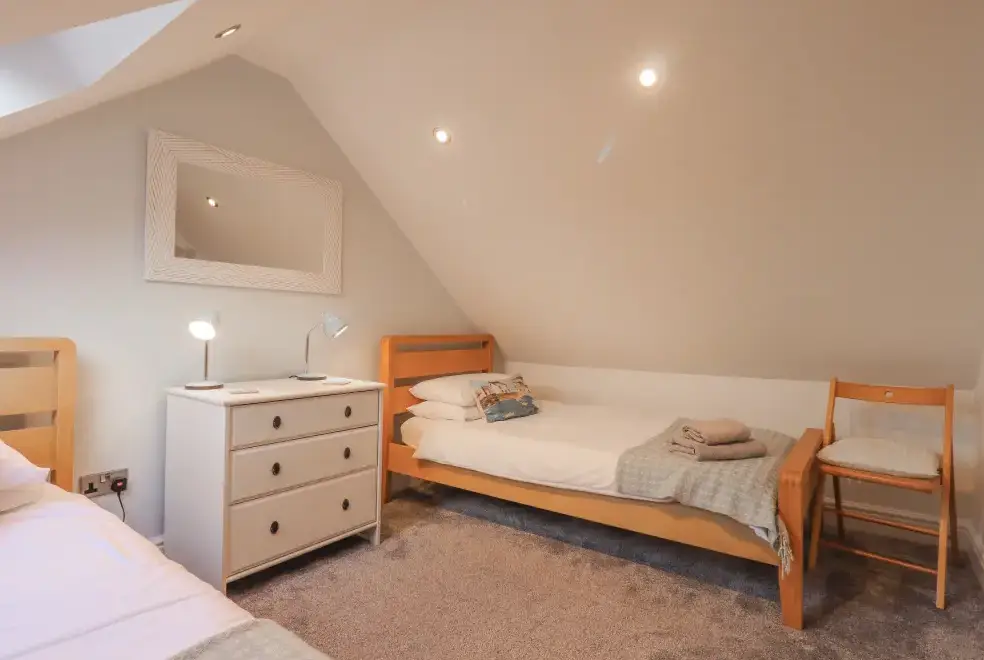 Bedroom at South Milton Coastal Cottage