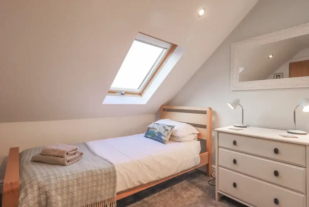 Bedroom at South Milton Coastal Cottage