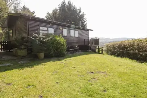 Springtime Log Cabin, Conwy,  Wales