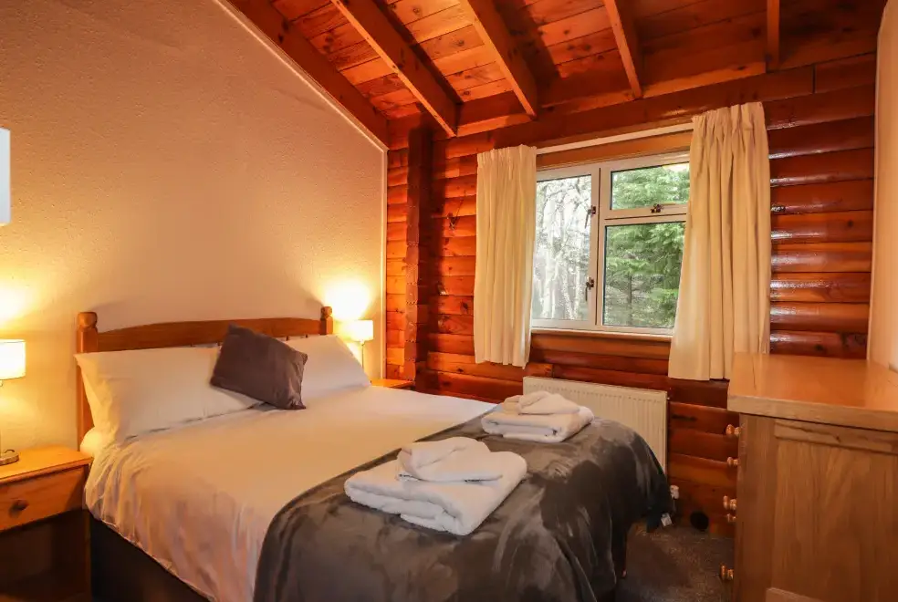Bedroom at Spruce Lodge