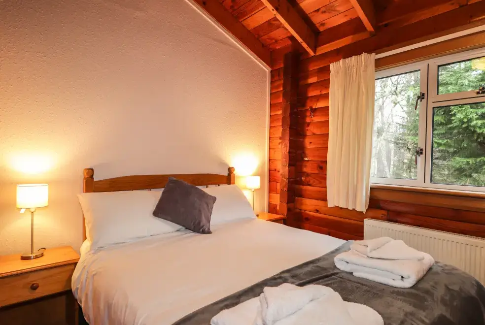 Bedroom at Spruce Lodge