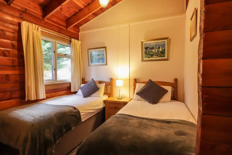 Bedroom at Spruce Lodge