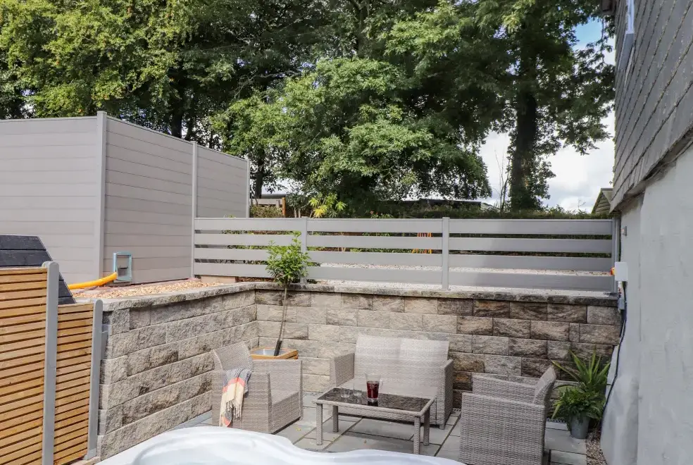 Patio area at St Keverne