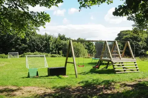 Children’s play area at St Keverne, Cornwall
