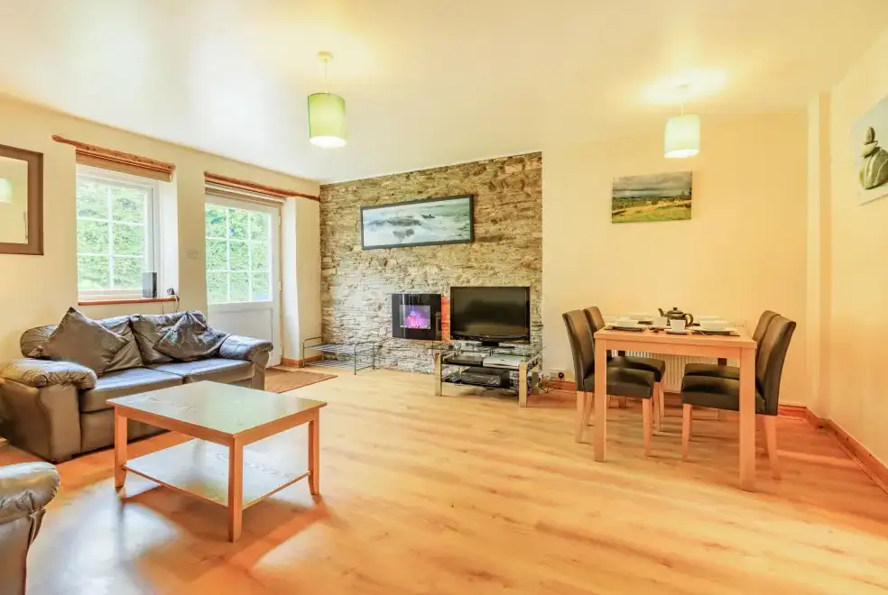 Lounge at Stable Cottage, North Devon