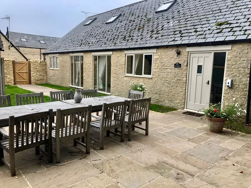 Patio area at Stanton House
