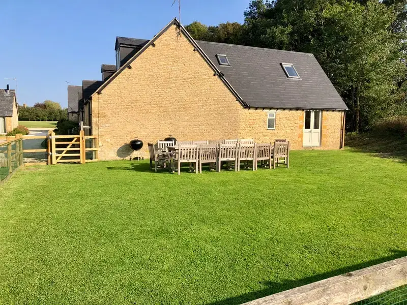 Enclosed garden at Stanway House