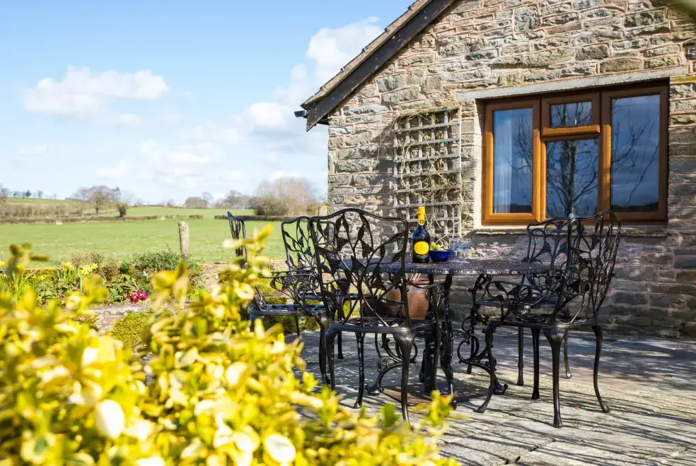 Patio area at Stargazer's Field House