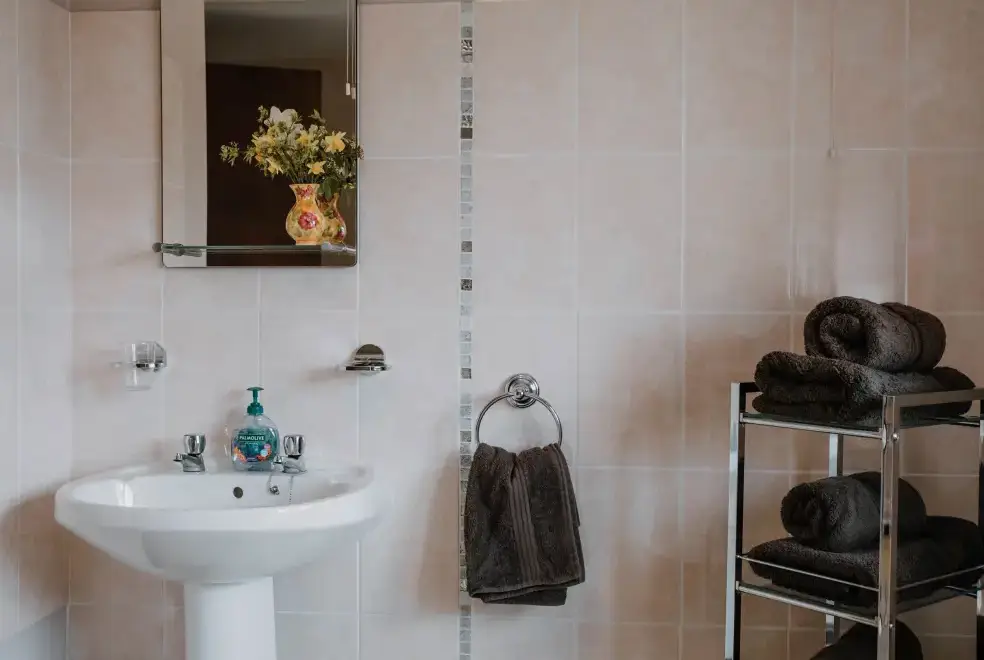 Shower room at Stargazer's Field House
