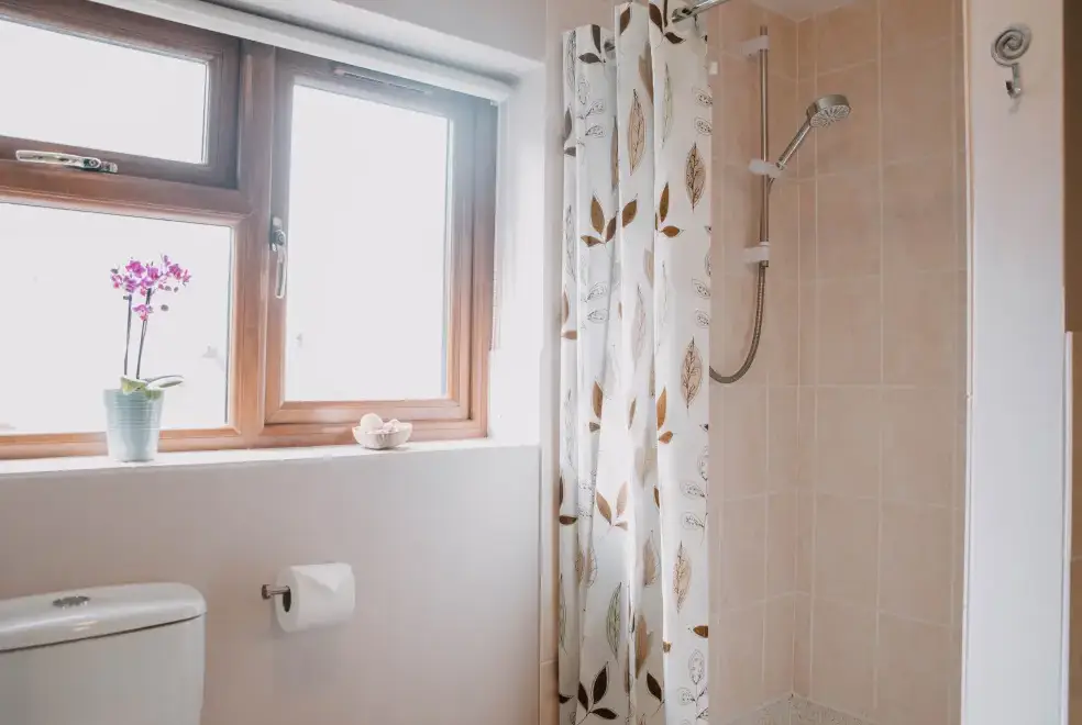 Shower room at Stargazer's Field House