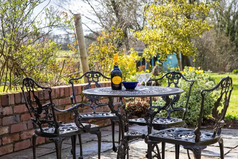 Patio area at Stargazer's Loft