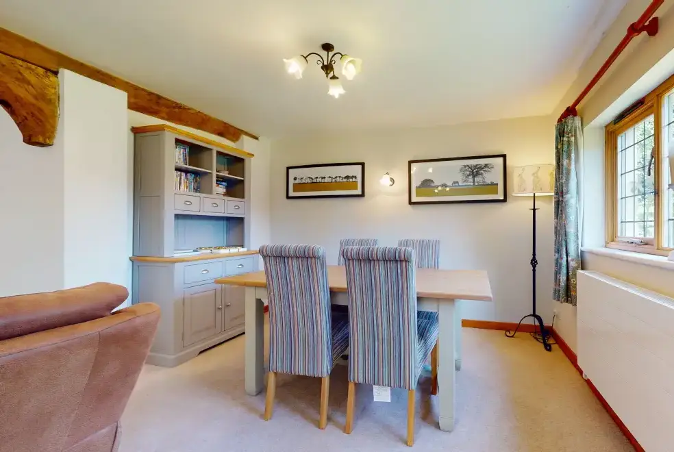 Dining room at Stolford Country Escape with Hot Tub