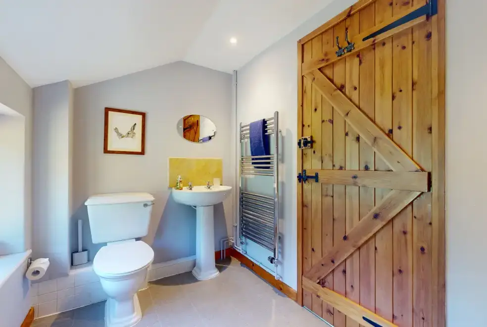 Loo at Stolford Country Escape with Hot Tub