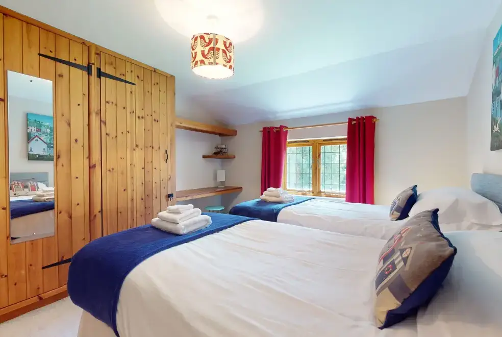 Bedroom at Stolford Country Escape with Hot Tub