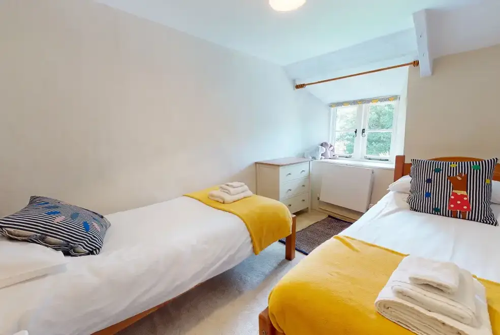 Bedroom at Stolford Country Escape with Hot Tub