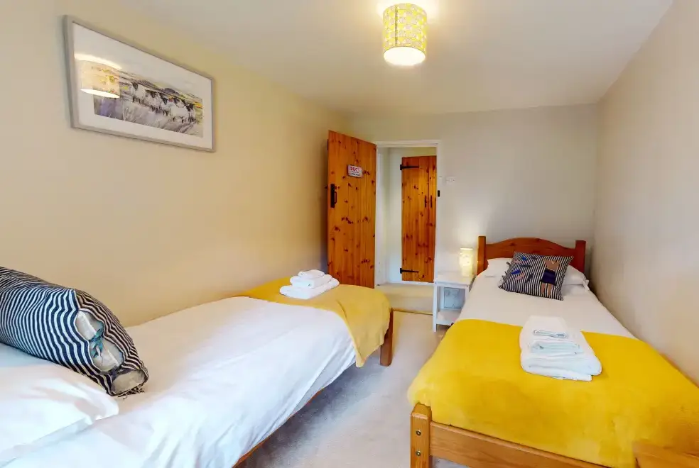 Bedroom at Stolford Country Escape with Hot Tub