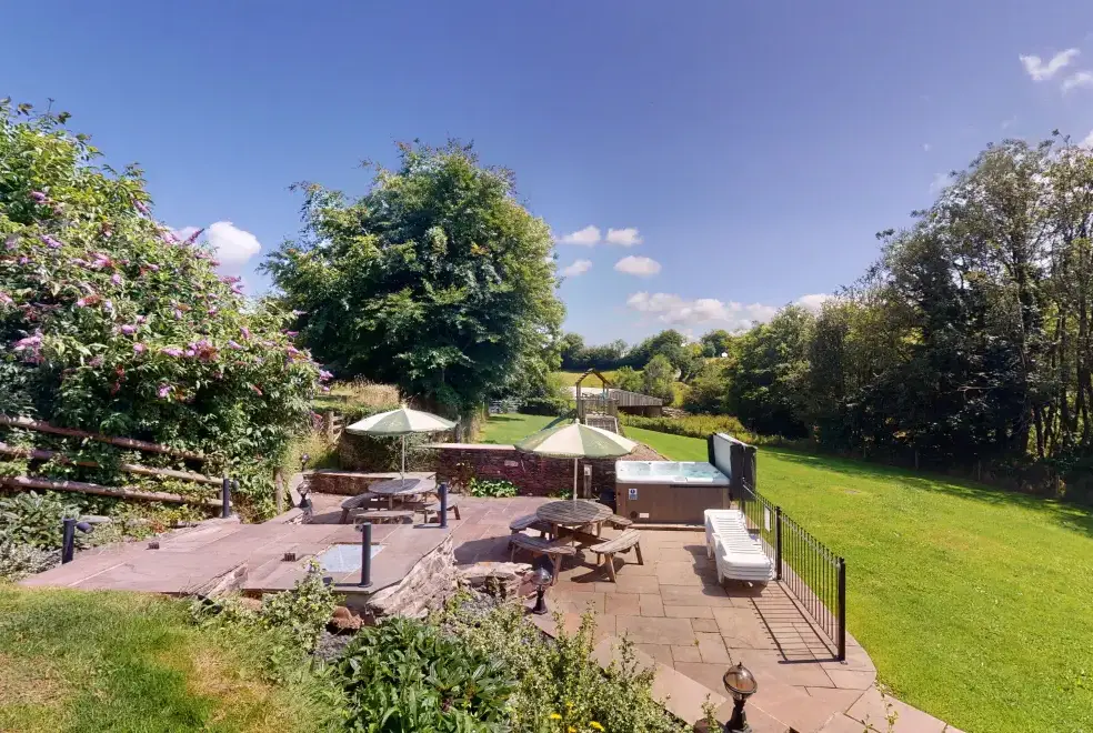 Garden at Stolford Country Escape with Hot Tub