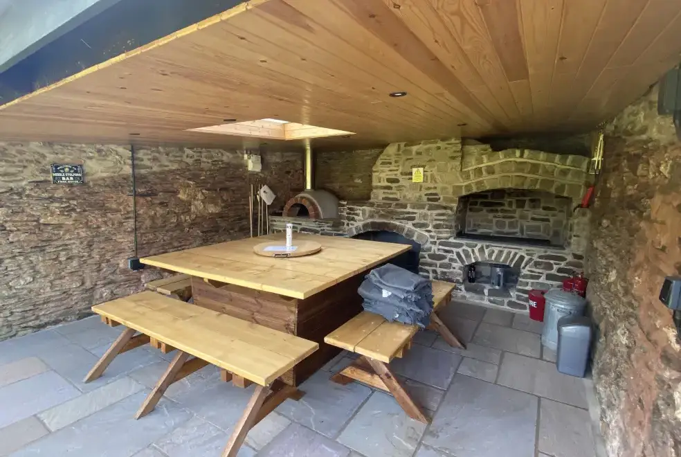 Outdoor games area at Stolford Country Escape with Hot Tub