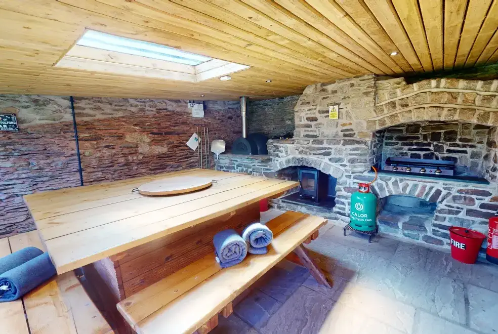 BBQ at Stolford Country Escape with Hot Tub