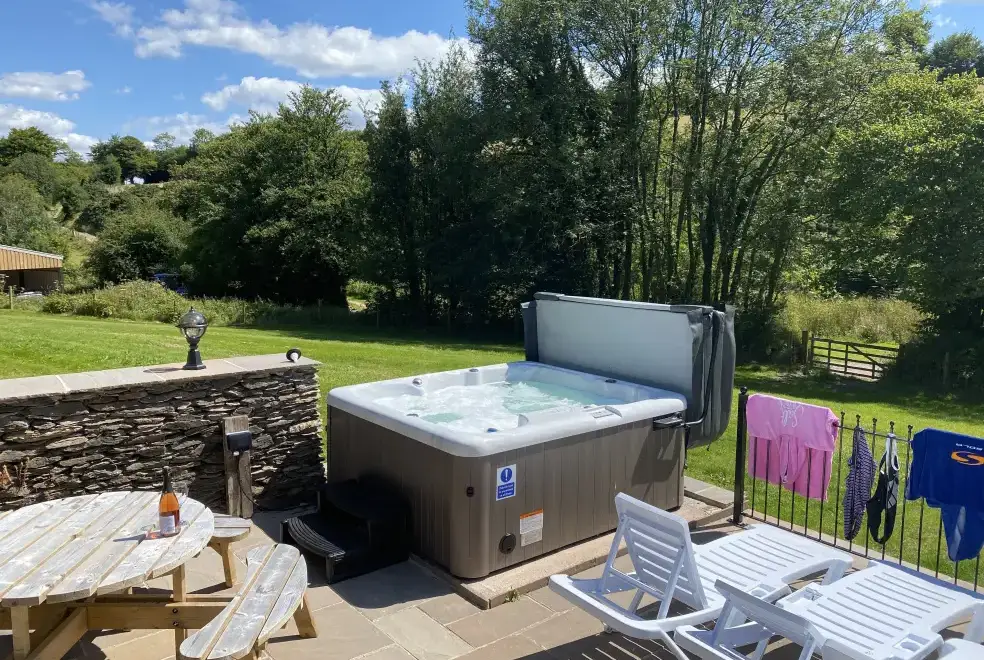 Private Hot Tub at Stolford Country Escape with Hot Tub