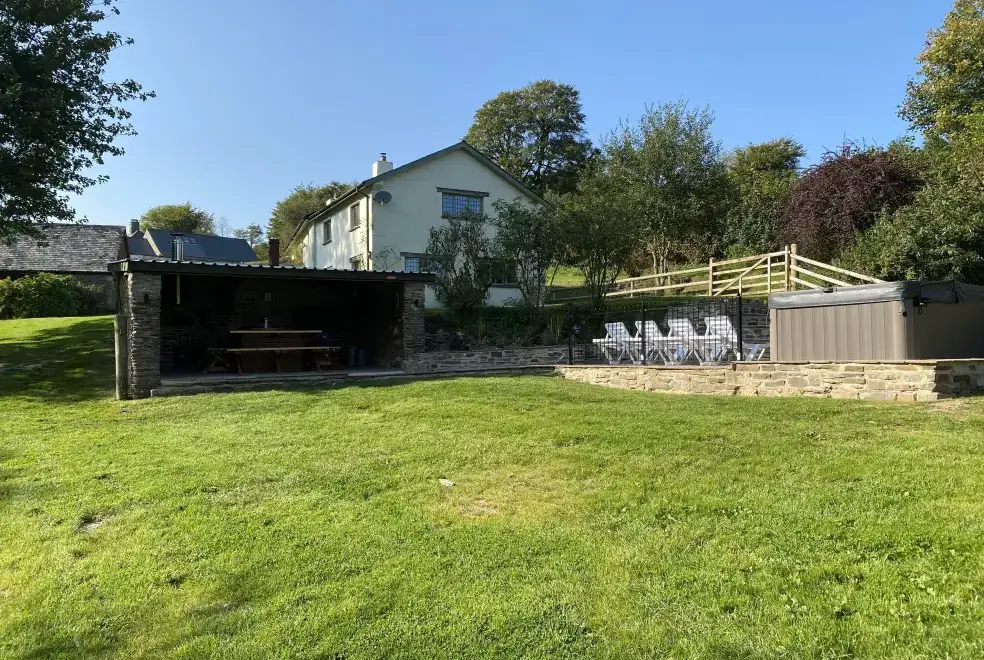 Garden at Stolford Country Escape with Hot Tub