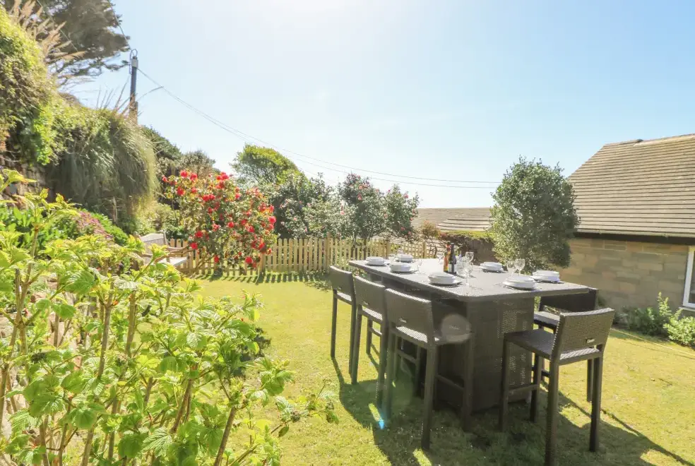 Garden furniture at Stonecroft