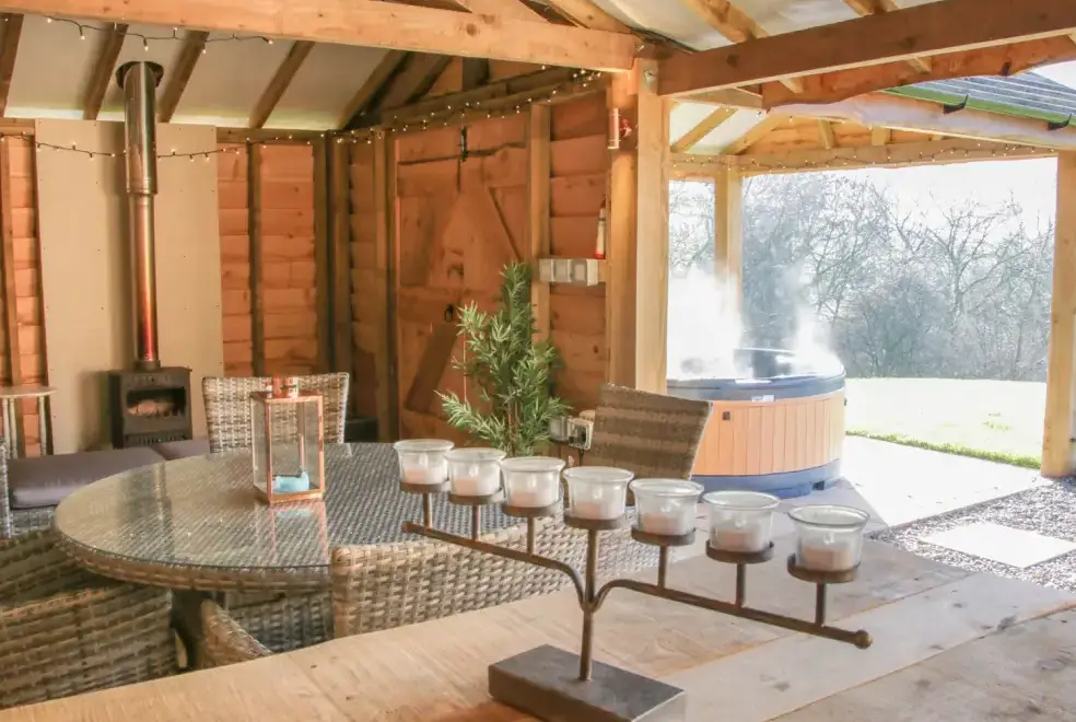 Private Hot Tub at Stoney-Brook Lodge