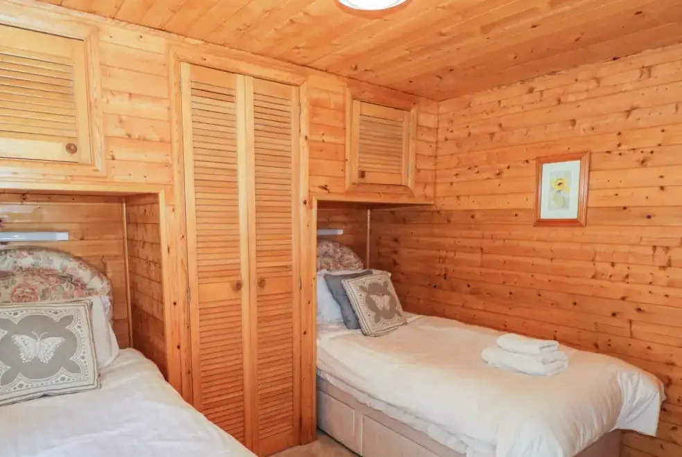 Bedroom at Striding Holiday Lodge