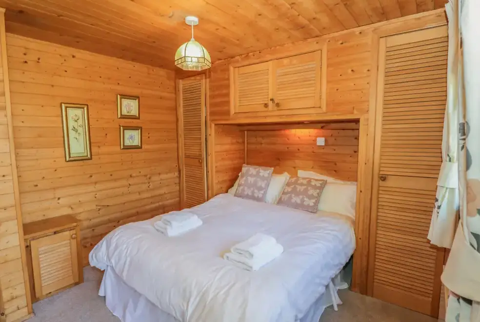 Bedroom at Striding Holiday Lodge