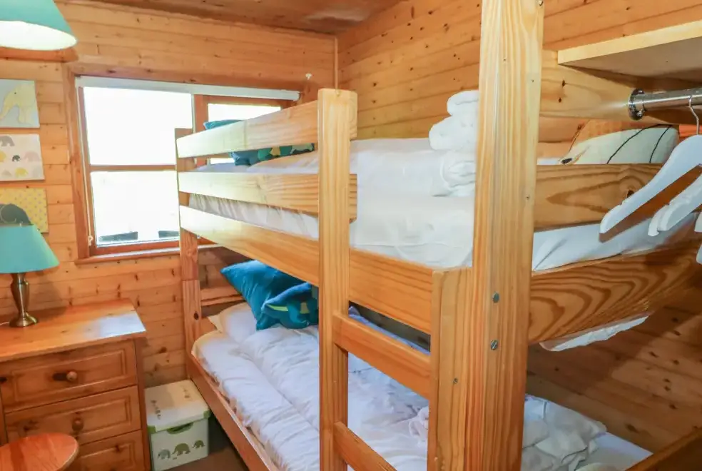 Bedroom at Striding Holiday Lodge