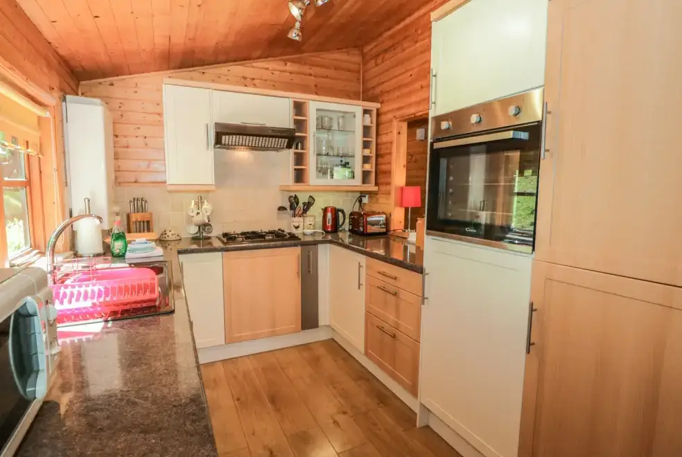 Kitchen/diner at Striding Holiday Lodge